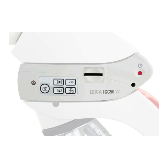 LEICA ICC50 W USER MANUAL Pdf Download ManualsLib