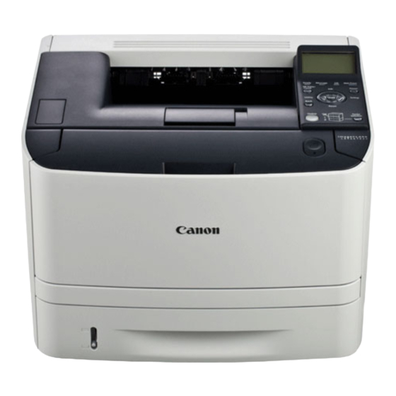 Canon LBP6670dn Quick Setup Manual