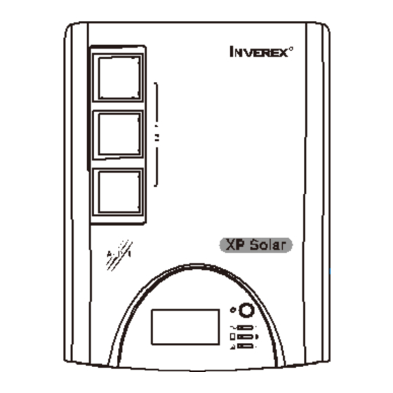 APT Inverex S1200 XP Solar Quick Manual