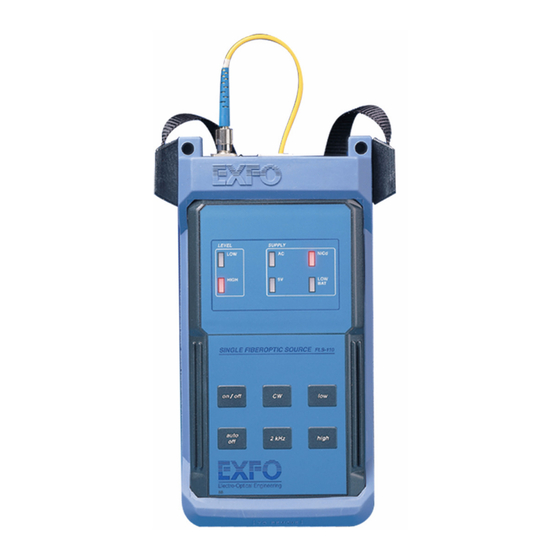 EXFO FLS-100 User Manual