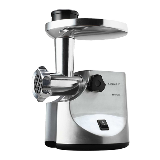 Kenwood MG510 Manual