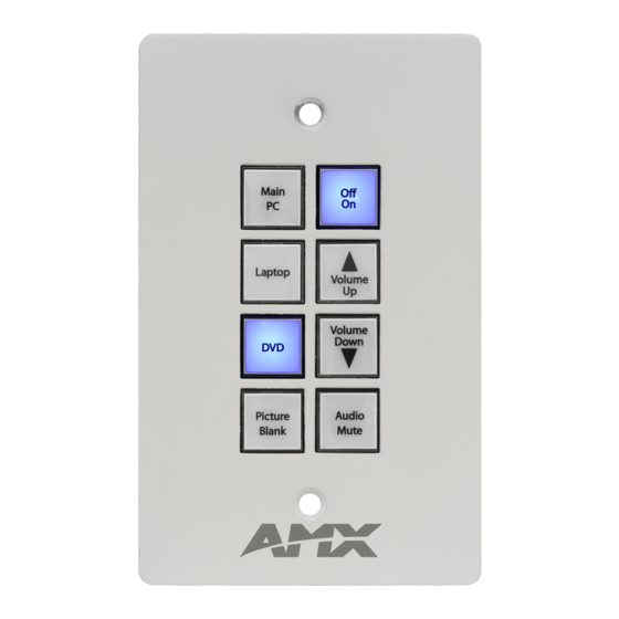 AMX Novara SP-08-E-US Instruction Manual