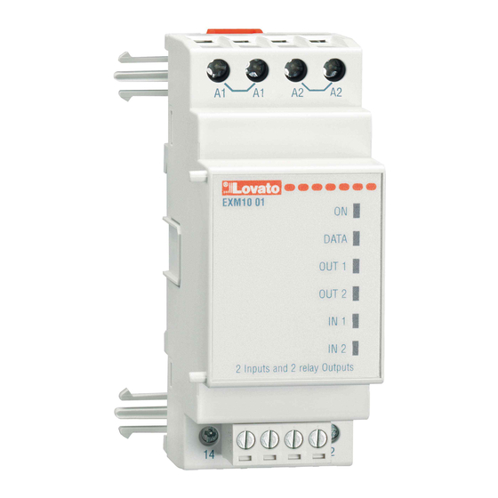 LOVATO ELECTRIC EXM 10 00 Instruction Manual