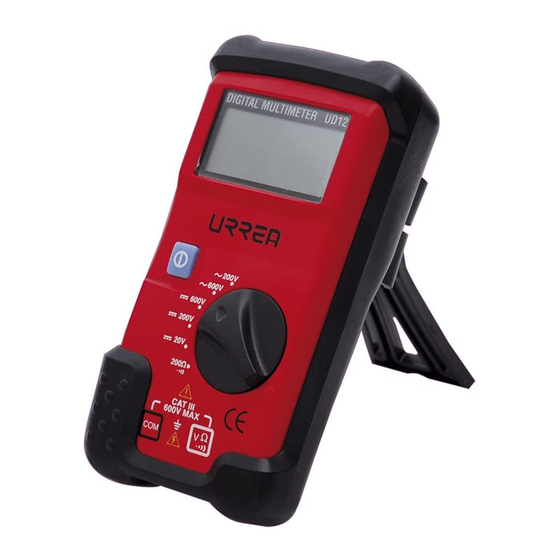 Urrea UD12 User Manual And Warranty