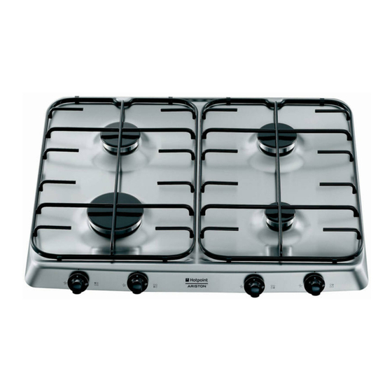 User Manuals: Hotpoint Ariston PF 64/HA Gas Stove