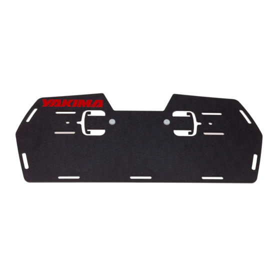 Yakima PlateMate Installation Manual