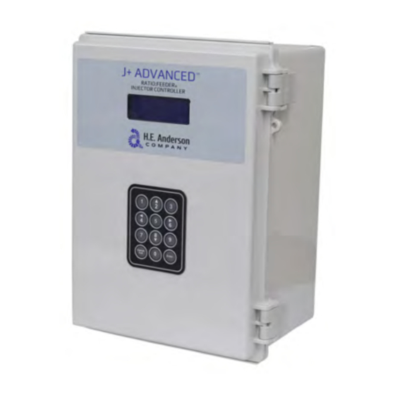 H.E. Anderson Ratio Feeder J+ Advanced Series Manual