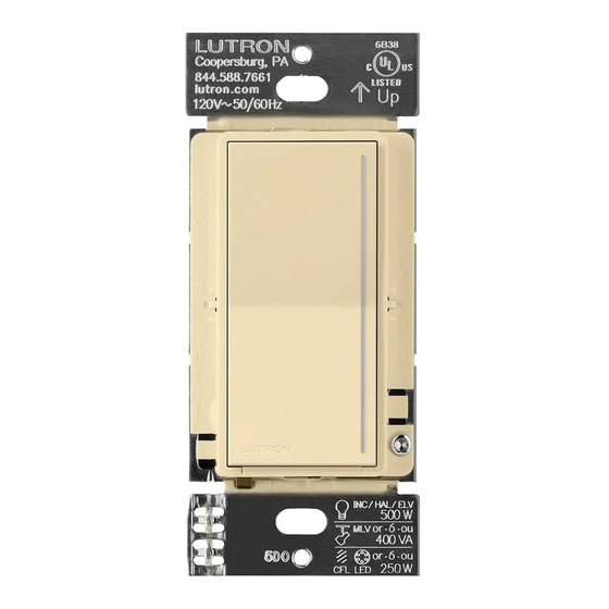 Lutron Electronics ST-RD Quick Install Manual