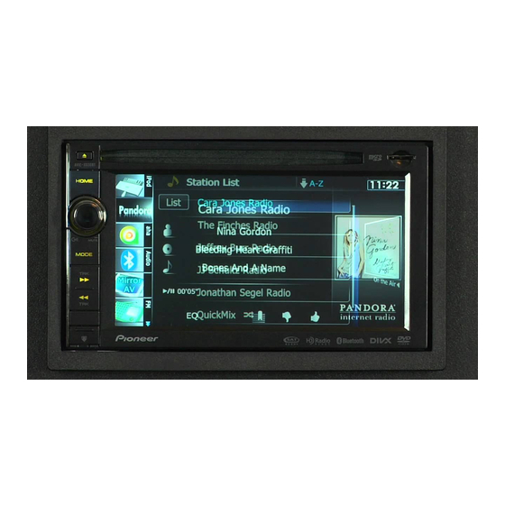 Pioneer AVIC-X930BT Firmware Update Instructions