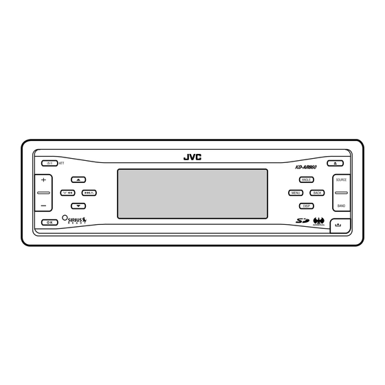 User Manuals: JVC LH910 - Radio / CD Receiver