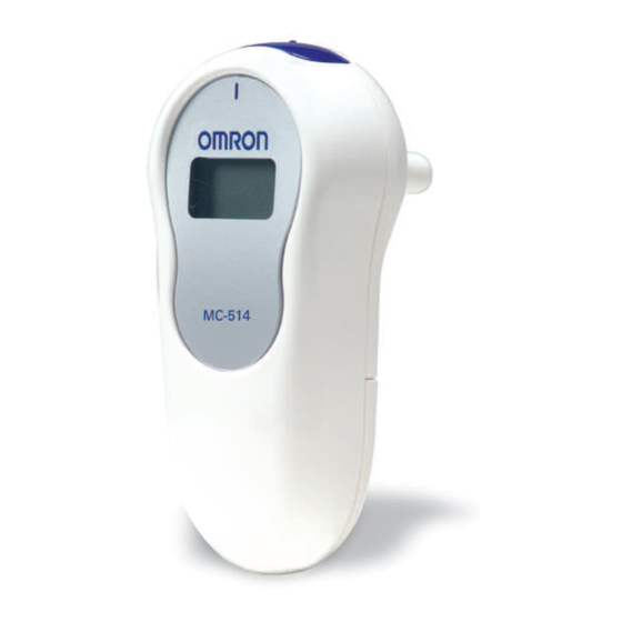 Omron MC-514 with IntelliTemp Instruction Manual