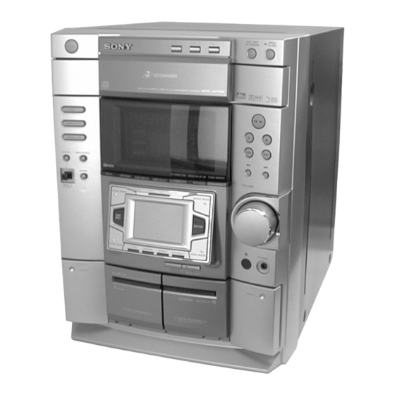Sony HCD-DP700 Service Manual