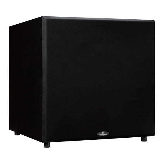 Monitor Audio BRW-10 Subwoofer System Manuals
