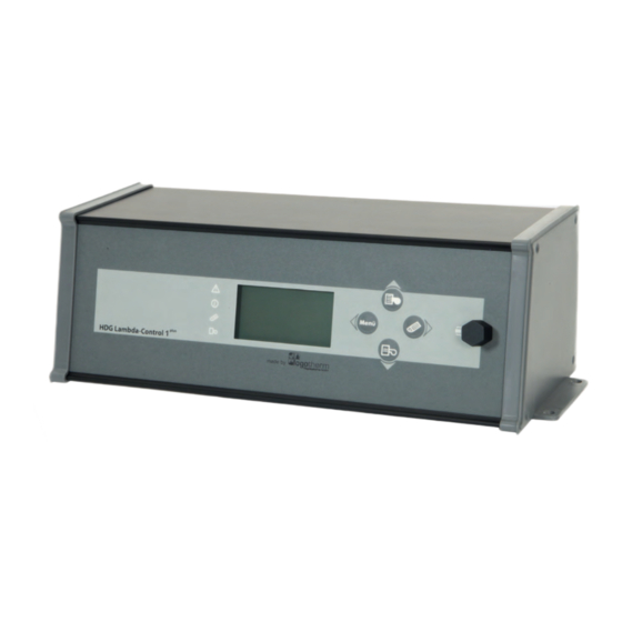 HDG Lambda-Control 1 plus Controller Manuals