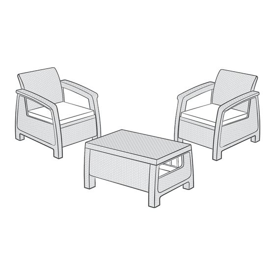 Allibert CORFU WEEKEND Assembly Instructions Manual