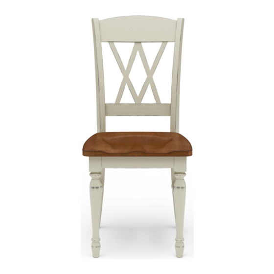Home Styles Monarch Dining Chair Quick Start Manual