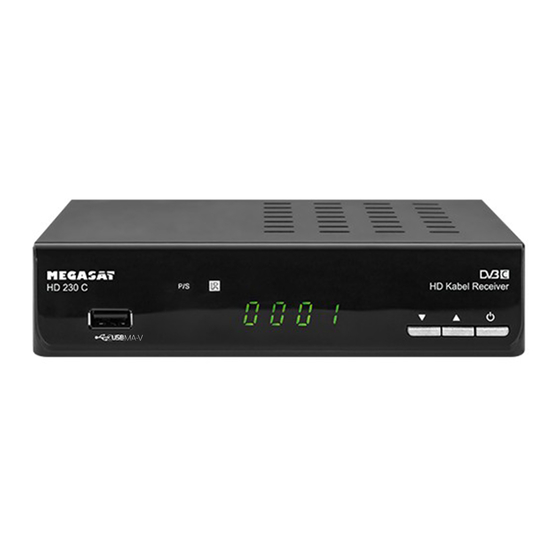 Megasat HD 230 C User Manual