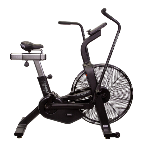 Assault Fitness ASSAULTBIKE PRO Technical Specifications & Use Manuallines