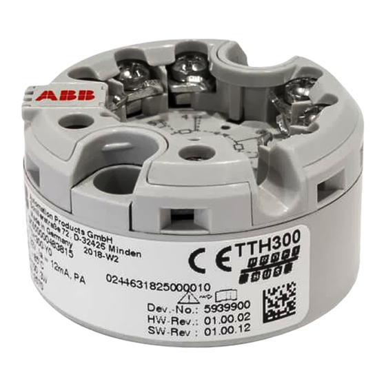 ABB TTH300 Operating Instructions Manual