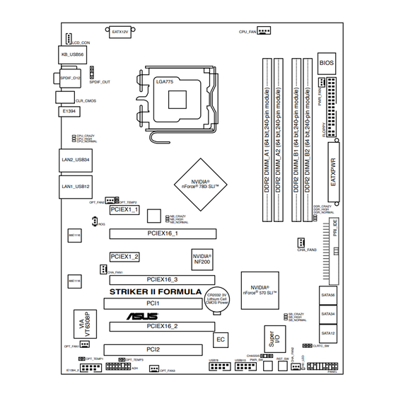 Asus STRIKER II FORMULA - Republic of Gamers Series Motherboard Manuals