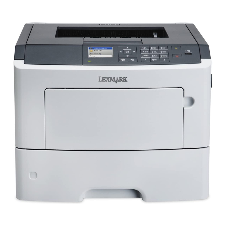 Lexmark MS610dn Supplies Manual