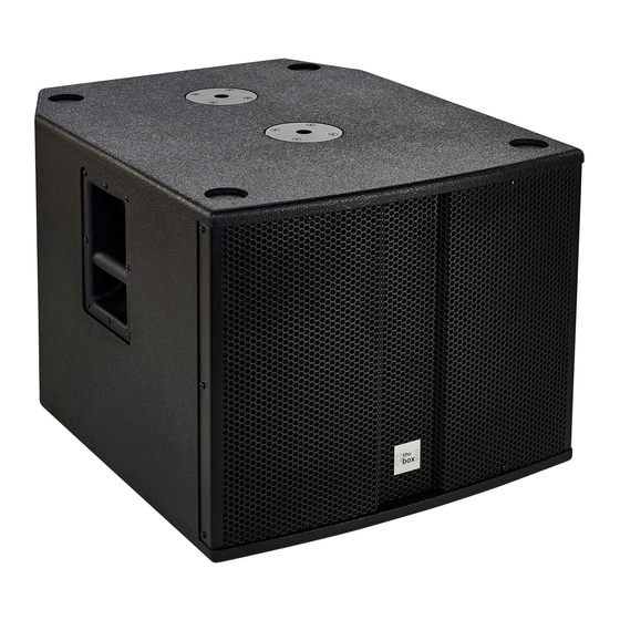 thomann The box pro Achat 115 SUB User Manual