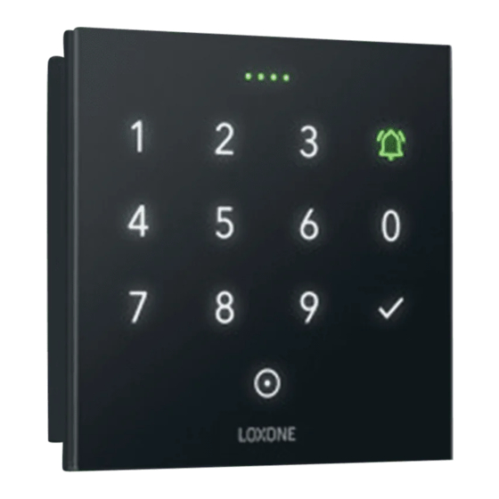 LOXONE NFC Code Touch Air Quick Start Manual