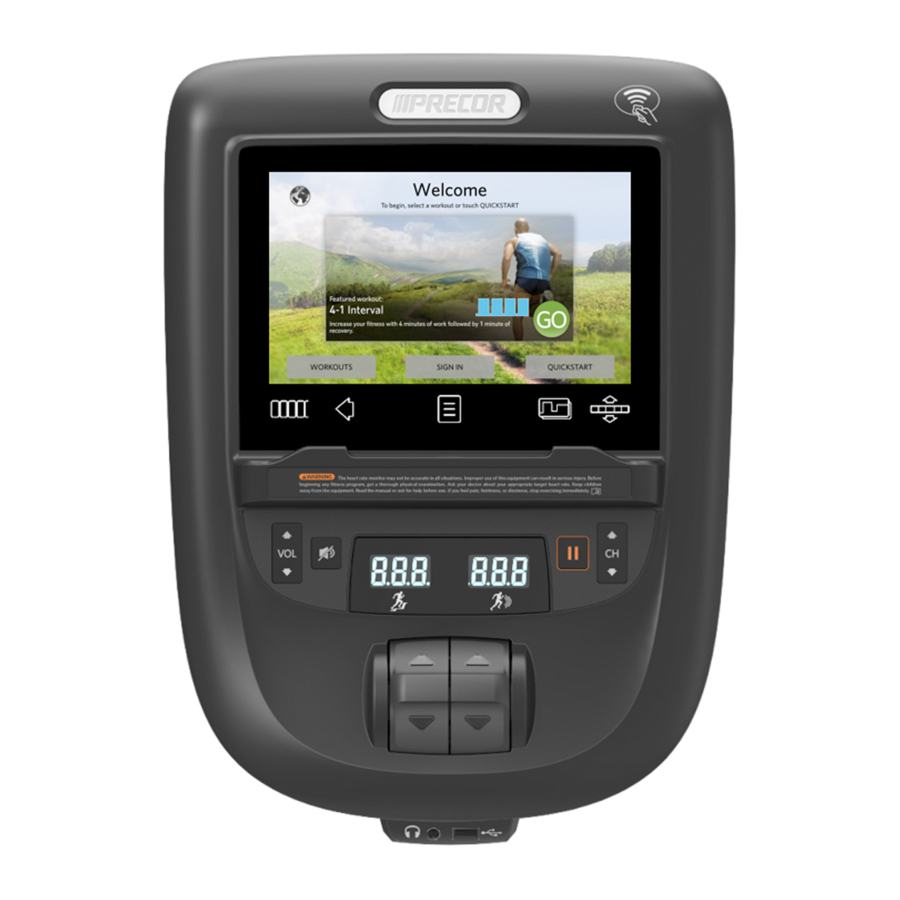 Precor P62 Installation Manual