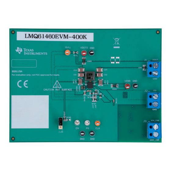 Texas Instruments LMQ61460EVM-400K User Manual