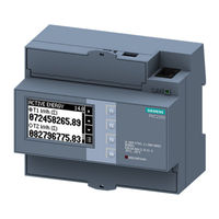 Siemens SENTRON PAC2200CLP Operating Instructions Manual