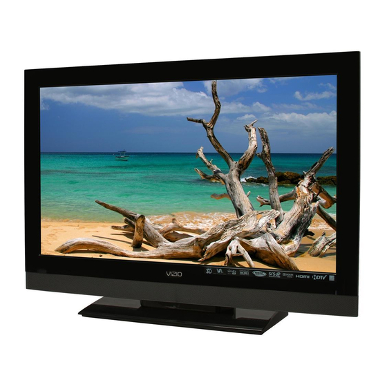 Vizio E3D420VX Quick Start Manual