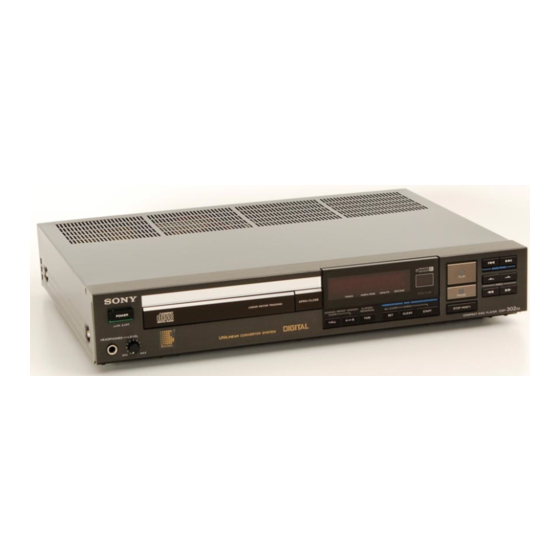 Sony CDP-520ES Service Manual