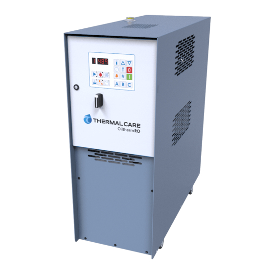 Thermal Care Oiltherm RO Operation, Installation, And Maintenance Manual