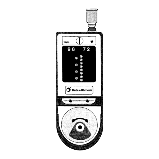 Datex-Ohmeda 3770 Service Manual