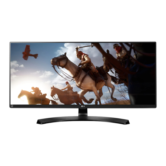 LG 34UM88-P Owner's Manual