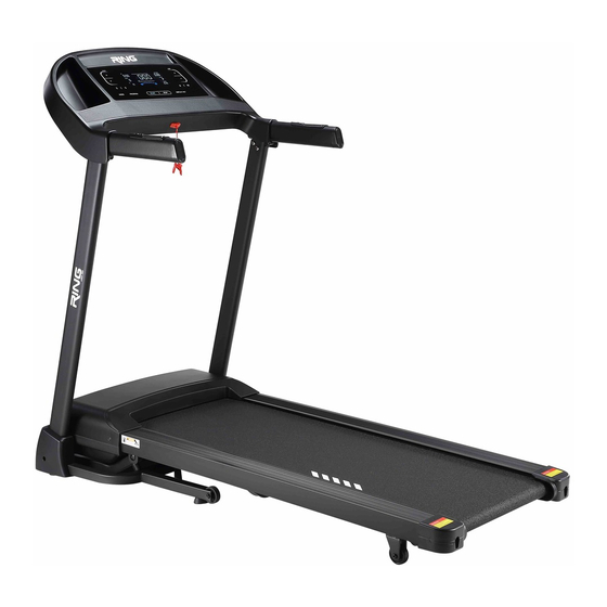 User Manuals: ring RX144 Motorized Treadmill