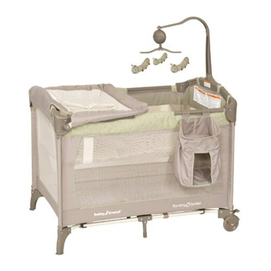 Baby Trend Nursery Center PY81901 Instructions For Future Use