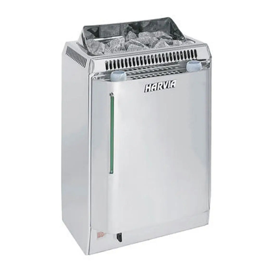 Harvia K13 Instructions For Installation And Use Manual