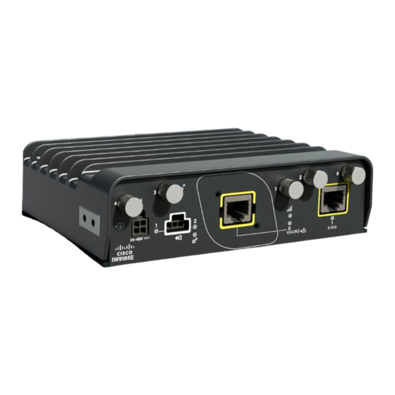 Cisco Catalyst IW9165E Quick Start Manual