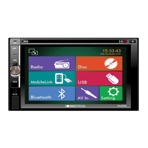 Soundstream VR-622HB User Manual