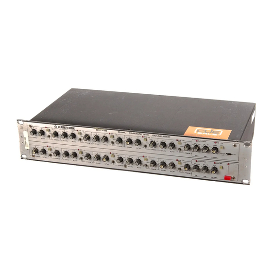 Klark Teknik DN410 Operating Instructions Manual