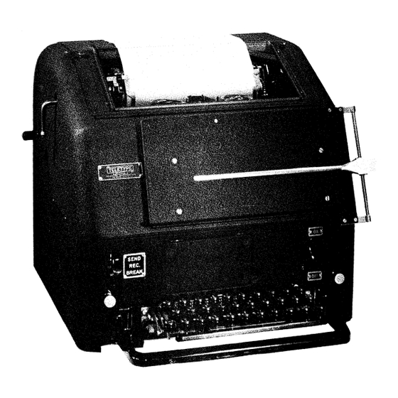 Teletype 15AND20 Manuals