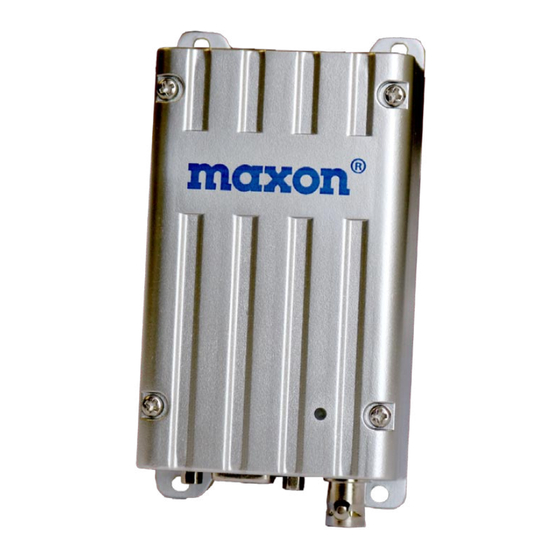 Maxon SD-274 User Manual