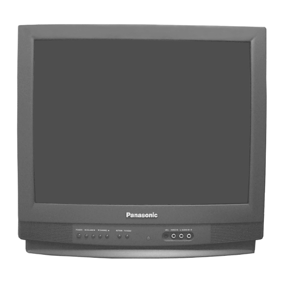 Panasonic CT-2017F Service Manual