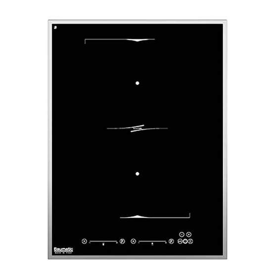 Baumatic BMEH381I Instructions For Use And Installation