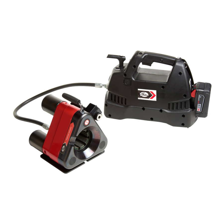 User Manuals: Gates GC16XD Hydraulic Hose Crimper