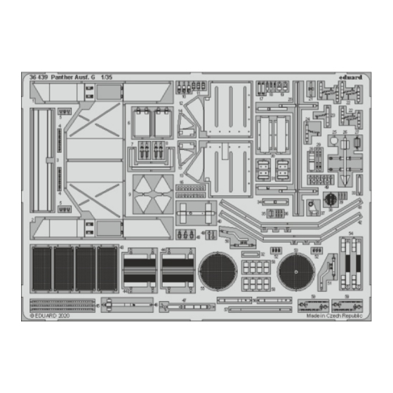 Eduard Panther Ausf. G Quick Start Manual