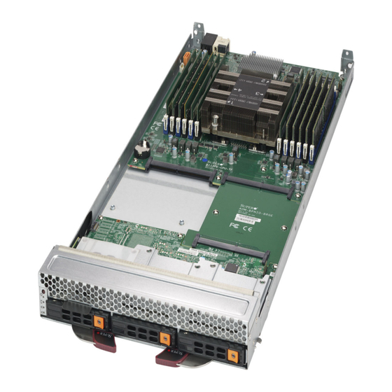 Supermicro SuperBlade SBI-6119P-T3N Manuals