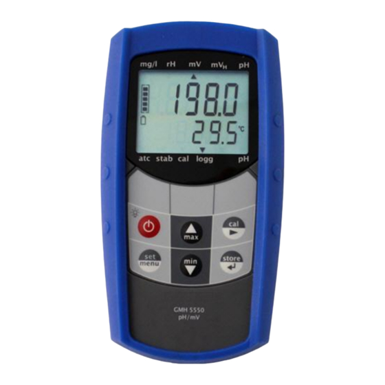 GREISINGER GMH 5550 Short Manual