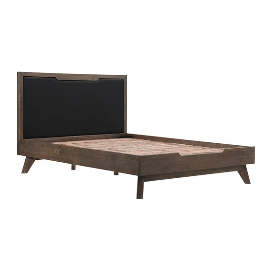 armen LIVING ASTORIA QUEEN BEDFRAME Product Assembly Instructions